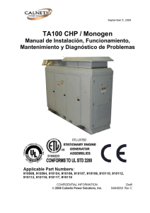 TA100 CHP / Monogen
