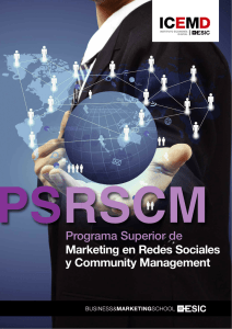 Marketing en Redes Sociales y Community Management Programa