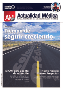 Revista 08/2016 - Colegio Médico de Tucumán