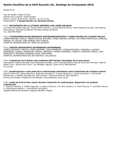 Descargar sesión en PDF - Asociación Española de Urología
