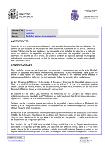 MINISTERIO DEL INTERIOR Informe UCSP 2015/031