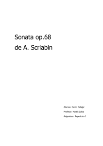 Sonata op.68 de A. Scriabin