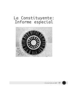 La Constituyente: Informe especial