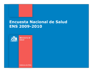 Presentación encuesta nacional de salud 2009