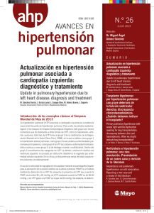 Avances en Hipertensión Pulmonar Nº 26