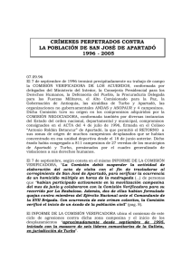 Crímenes contra Población de San José 96-05
