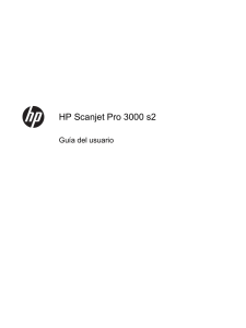 HP Scanjet Pro 3000 s2 Guía del usuario