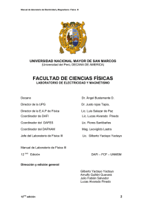 7 - Facultad de Ciencias Fisicas - Universidad Nacional Mayor de