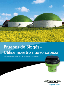 Pruebas de Biogás – Utilice nuestro nuevo cabezal