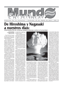 De Hiroshima y Nagasaki a nuestros días