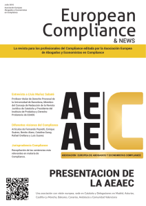 AEAEC_Revista Julio 2016 - Asociación Europea de Abogados y