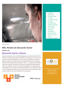 RES, Revista de Educación Social Educación Social y