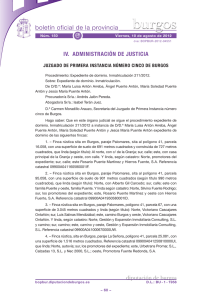 Anuncio 201204551 - Boletín Oficial de la Provincia de Burgos