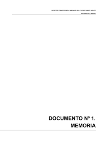 documento nº 1. memoria - Ayuntamiento de Badajoz
