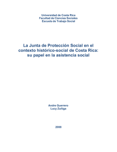 La Junta de Protección Social en el contexto histórico