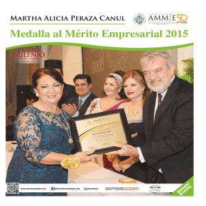 Medalla al Mérito Empresarial 2015