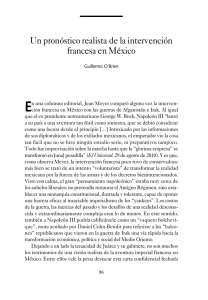 Un pronóstico realista de la intervención francesa en México