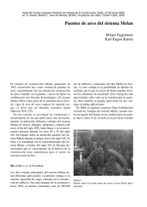 Puentes de arco del sistema Melan - Sociedad Española de Historia