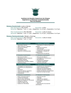 Instituto de Estudios Superiores de Chiapas Ingeniería en Sistemas