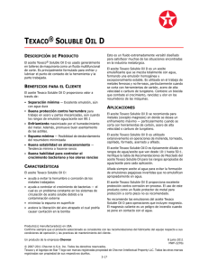 texaco® soluble oil d