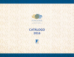 Catálogo 2016 - Editorial FUNGLODE