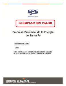 ejemplar sin valor - Empresa Provincial de la Energía de Santa Fe