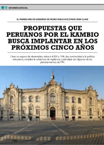 propuestas que peruanos por el kambio busca implantar en los