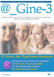 El Virus del Papiloma Humano - GINE-3
