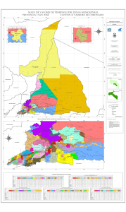 Mapa del Cantón Vásquez de Coronado 11, Distrito 01 a 05