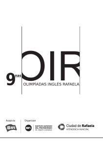 olimpíadas inglés rafaela - Municipalidad de Rafaela
