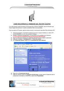 como recuperar el firmware del router c54apra