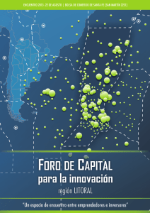 Cuadernillo -edición 2013- - Foro de Capital para la Innovación