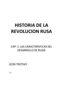 Historia de la Revolución Rusa – Capítulo 1
