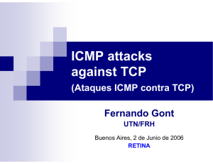 ICMP attacks against TCP