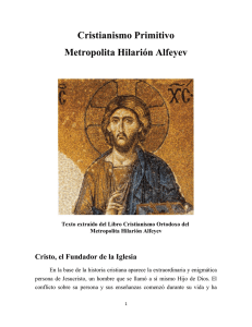 Cristianismo Primitivo Metropolita Hilarión Alfeyev