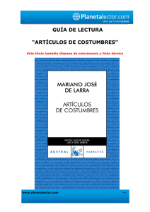 Guía articulos costumbres