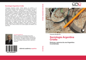 Sociología Argentina Criolla