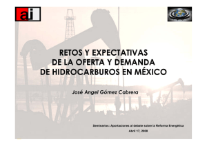 retos y expectativas de la oferta y demanda de hidrocarburos en