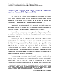 35- Política Exterior Argentina - Instituto de Relaciones Internacionales
