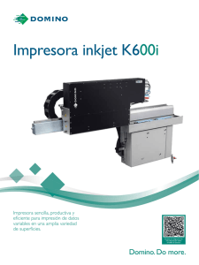 Impresora inkjet K600i