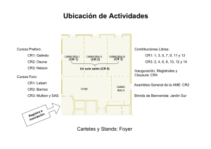 Ubicación de Actividades - Universidad Veracruzana