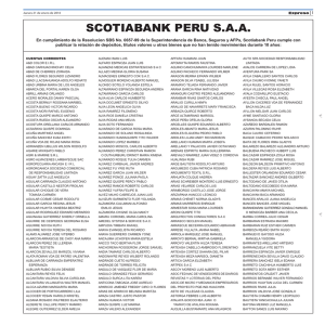 SCOTIABANK PERU S.A.A.
