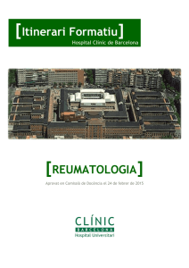IF REUMATOLOGIA - Hospital Clínic