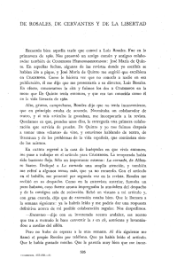 pdf De Rosales, de Cervantes y de la libertad / Ricardo Domenech
