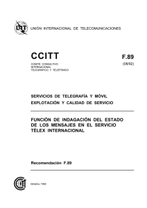 UIT-T Rec. F.89 (08/92) Función de indagación del estado de