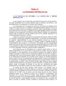 La Segunda República (II).