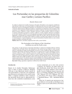 Los Portunidae en las pesquerías de Colombia: mar