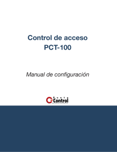 Control de acceso PCT-100