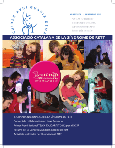 revista - Asociación Catalana del Síndrome de RETT