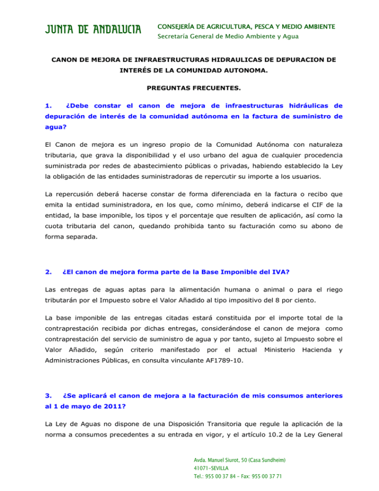 Consejer A De Agricultura Pesca Y Medio Ambiente